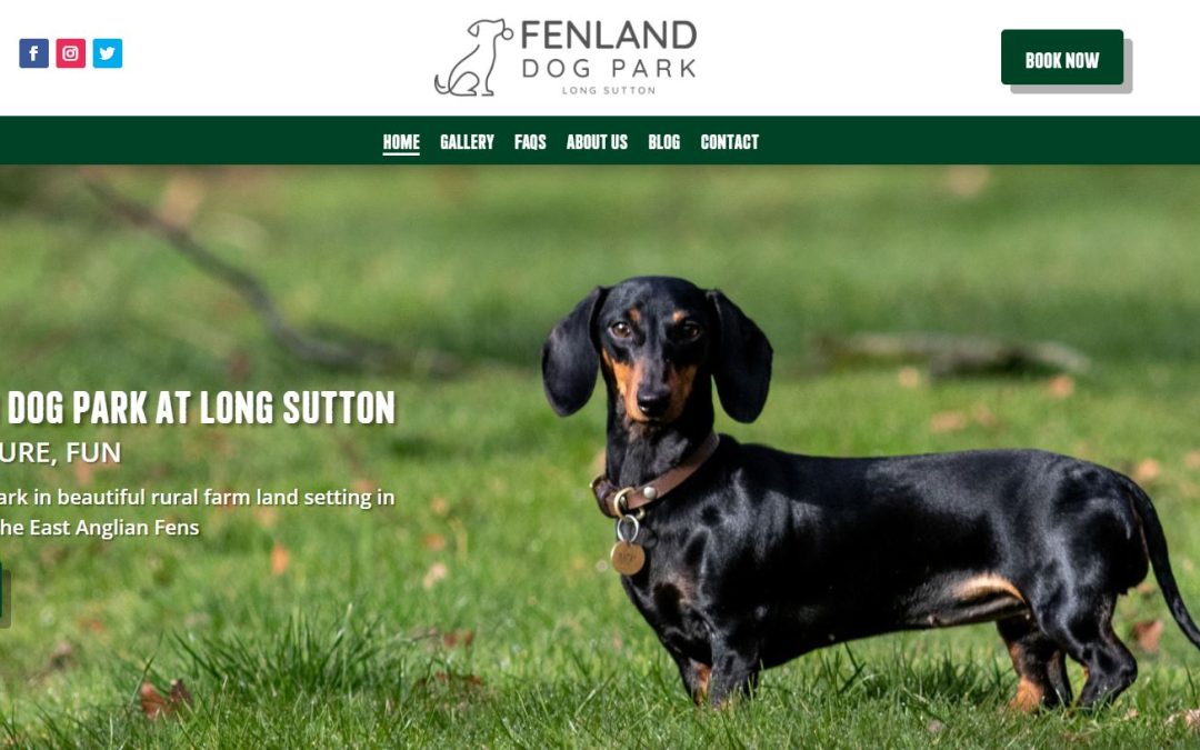 Fenland Dog Park Website Goes Live!