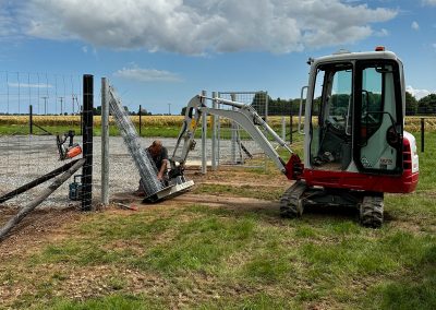 Fencing is nearly finished at Fenland Dog Park